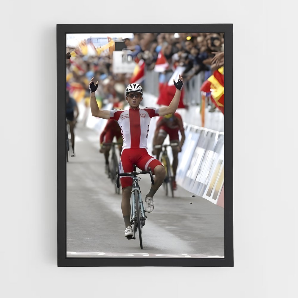 Poster La Victoire à Vélo – affiche Cyclisme (vue 2)